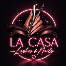 Logo LA CASA Lashes & Nails